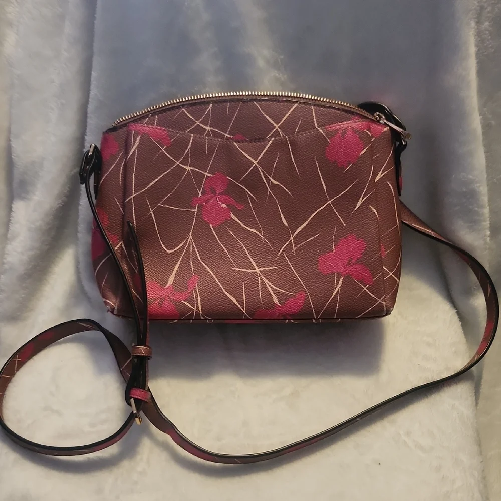 A New‎ Day Floral Pink Crossbody Bag